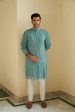 Marine Kurta Set For Sale