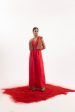 Trendy 2-Piece Red Jumpsuit Online Hot Sale