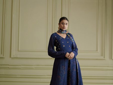 Maaya Midnight Blue Kurta Set Supply