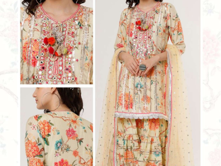 Juhi Short Kurta Sharara Set Online Hot Sale