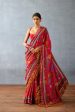 Dil Surkh Gazal Saree For Discount