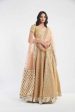 beige skirt with light orange dupatta Cheap