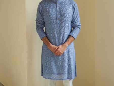 Sky Kurta Set Cheap