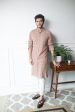 Rose Taupe Kurta Set For Discount