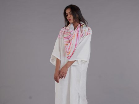 Asal White Kimono Kurta Set Sale