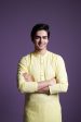 Lemon yellow Kurta set Sale