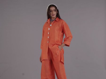 Asal Orange Co-ord Set Sale