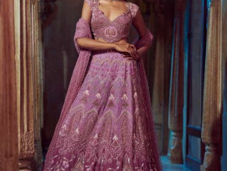 Ombré sombre lehenga Online now