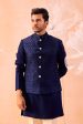 Majestic Floral Nehru Jacket Set Hot on Sale