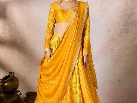 Yellow Nomatic Tribe Lehenga Set Cheap