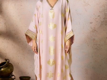 Baby Pink Trinkets Kaftan Online now