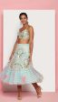 ARIEL - MINT GREEN HALF LEHENGA SET Online