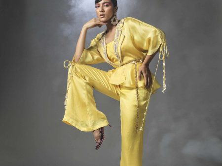 Daffodil organza CO-Ord set Discount