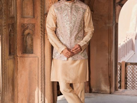 Ibaadat Nehru Jacket Set For Cheap