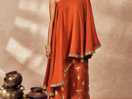 Rust Potters Touch Tunic Set For Sale