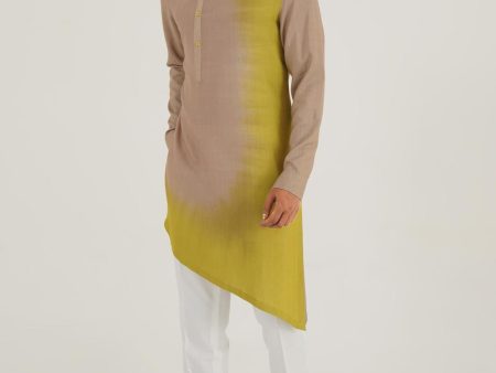 Dip Dyed Asymmetric Kurta Online Hot Sale