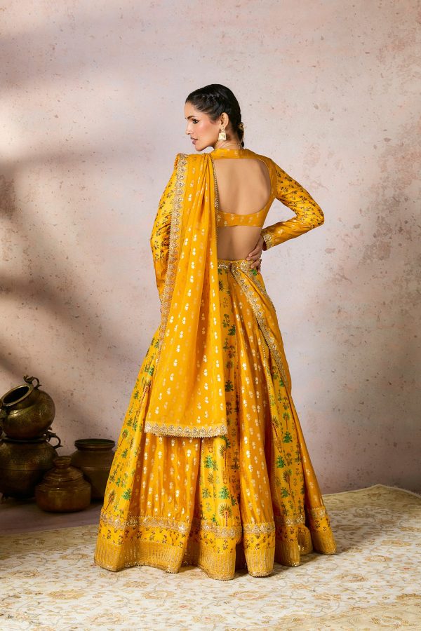 Yellow Nomatic Tribe Lehenga Set Cheap