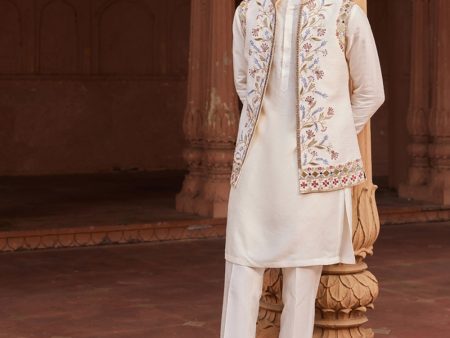 Amreen Nehru Jacket Set For Cheap