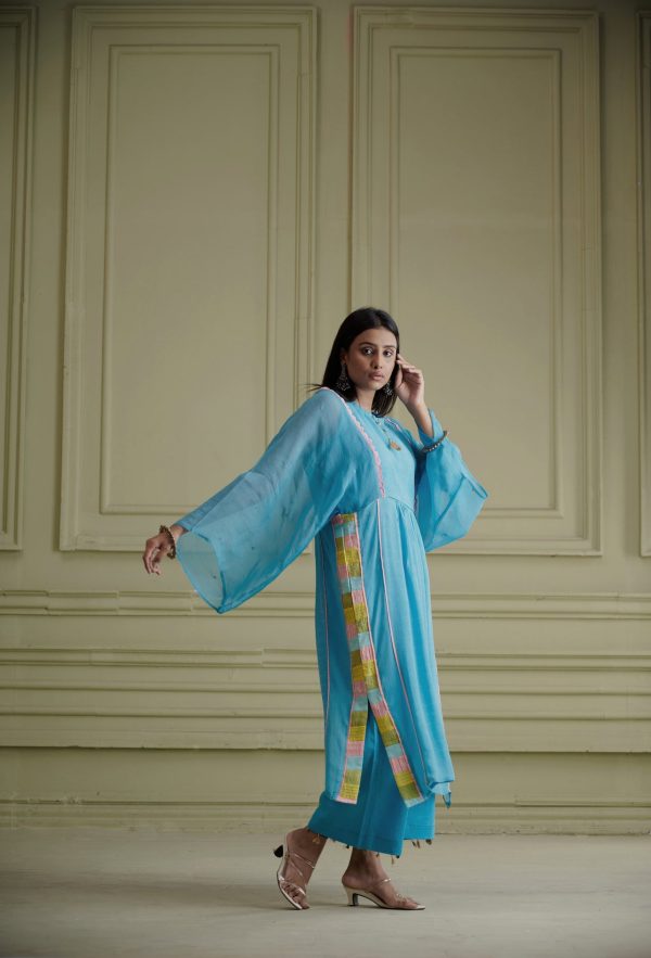 Aakar Blue Kurta Set Fashion