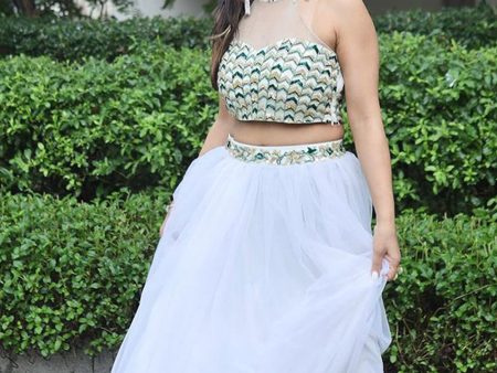 Emerald Lehenga Set Sale