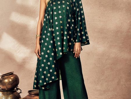 Green Palmscape Tunic Set Cheap