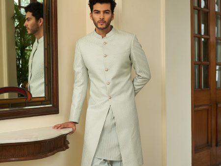 Froasted Mint Sherwani Set Online