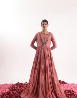 Angrakha Adorned Intricate Front Embroidery Sale