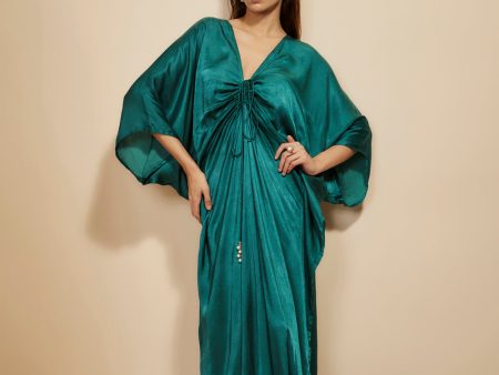 Dark Green Kaftan Online