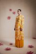 Yellow Rasasvada Printed Kurta Dress(Chiffon) For Sale