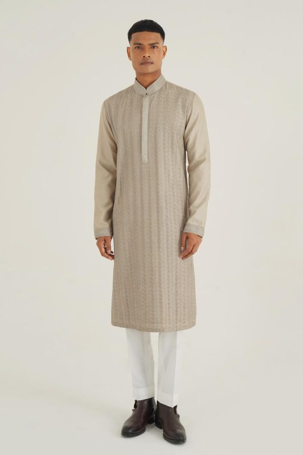 Thread Embroidered Kurta Set Sale