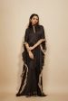 Black Embroidered Tie-Up Kaftan Discount