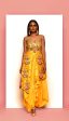 BUGGERED - MUSTARD YELLOW EMBELLISHED DHOTI JUMPSUIT For Discount