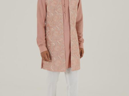 Embroidered Long Jawahar Jacket Sale