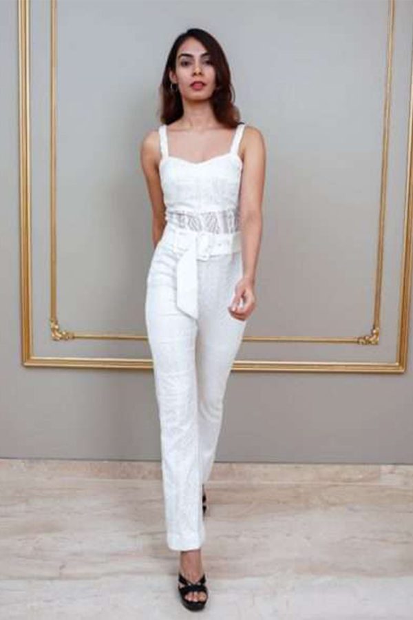 Pristine Lacy Corset Jumpsuit Sale