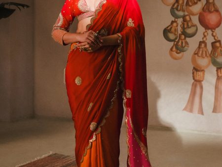 The Gulab Sherbet Saree on Sale