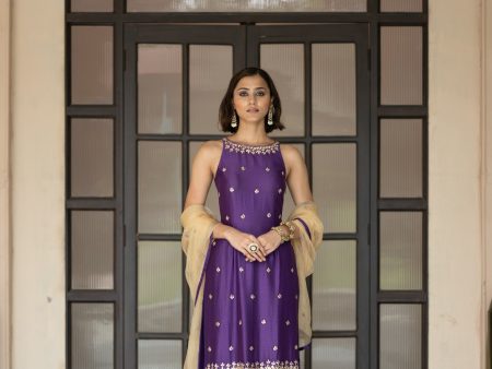 Purple Chudidar Set Sale