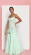 JUNE - MINT GREEN SHARARA SET For Cheap