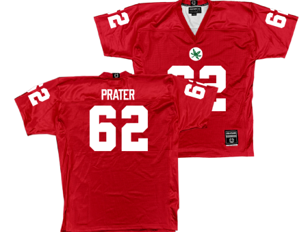 Ohio State Football Scarlet Jersey - Bryce Prater | #62 Online now