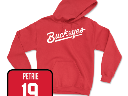 Red Women s Ice Hockey Script Hoodie  - Jordyn Petrie Discount