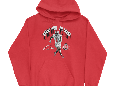 EXCLUSIVE RELEASE: Quinshon Judkins Classics Red Hoodie Fashion