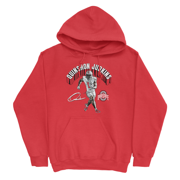 EXCLUSIVE RELEASE: Quinshon Judkins Classics Red Hoodie Fashion