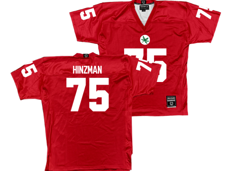 Ohio State Football Scarlet Jersey - Carson Hinzman | #75 Discount