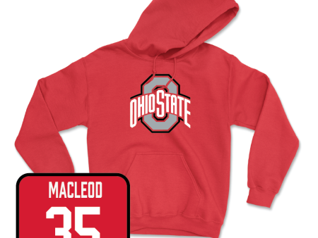 Red Women s Ice Hockey Team Hoodie  - Hailey MacLeod For Discount