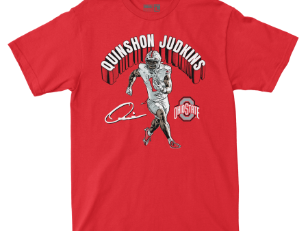 EXCLUSIVE RELEASE: Quinshon Judkins Classics Red Tee For Cheap