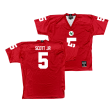 Ohio State Football Scarlet Jersey - Aaron Scott Jr | #5 Online Sale