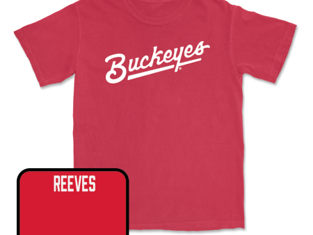 Red Wrestling Script Tee  - Klay Reeves Online Hot Sale