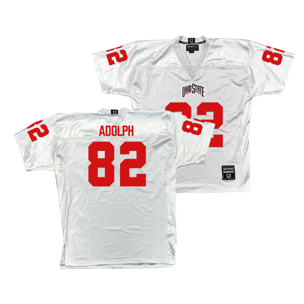 Ohio State Football White Jersey - David Adolph | #82 Online Hot Sale