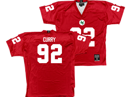 Ohio State Football Scarlet Jersey - Caden Curry | #92 Cheap