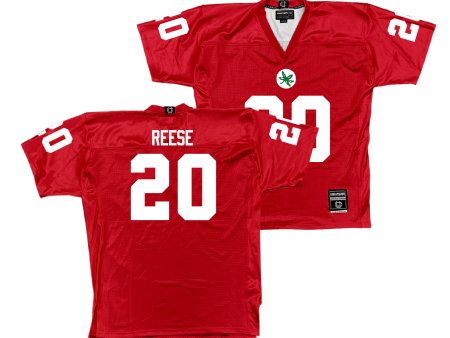 Ohio State Football Scarlet Jersey - Arvell Reese | #20 Cheap